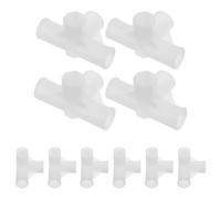 WEKAMOS Connettori per Armadi in Plastica 20 Pezzi, Giunti a 4 Vie per Aste da 16 Mm, Accessori Modulari per Scarpiere e Organizer Guardaroba, Ferramenta Portatile per Mobili