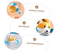 WEKAMOS da Bagno per Forma Cane Galleggiante Plastica Resistente Colore Azzurro per Vaschette e Giochi Acquatici in Età Prescolare