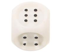 WEKAMOS Dadi in Braille per Giochi da Tavolo Accessibili Tattili con Punti in Rilievo Leggeri in Plastica per Giocatori Non Vedenti e Ipovedenti Adatti all Istruzione Gioco in Classe