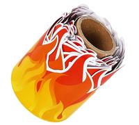 WEKAMOS Decorazioni Fiamme Adesive per Bacheca e Festa Tema Fuoco Stickers Parete Realistici per Compleanno Vigili del Fuoco Camping e BBQ