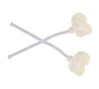 WEKAMOS Diffusore di Oli Essenziali con Fiore in Corda Bianca Flessibile e Sostituibile 2Pz per Aromi Casa, Ufficio e Hotel