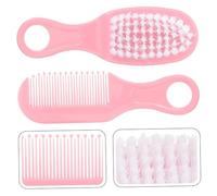 WEKAMOS e Pettine Ragazzo Rosa Kit e Antistatico Pettine con per Stimolare Circolazione e Favorire Sviluppo Cerebrale