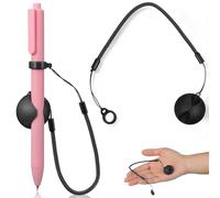 WEKAMOS Elastico Antismarrimento per Penna Touch con Portapenne Retrattile in Silicone e Abs, Resistente e Versatile Confezione da 2 Pezzi per Back To School Party