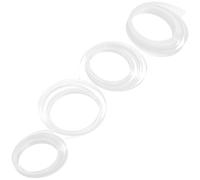 WEKAMOS Eyeglass Accessories Copri Aste per Occhiali Termorestringente Trasparente in Plastico, 4 Rotoli, Anti-Slip per Braccia Occhiali