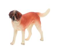 WEKAMOS Figura Cane San Bernardo in PVC per Decorazione Desktop e Gioco Educativo per Figurina Realistica per Scrivania Casa e Paesaggio in Miniatura