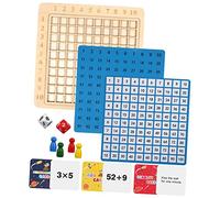 WEKAMOS Giochi Educativi in Legno per Giocattoli Montessori per Apprendimento Addizione e Moltiplicazione Didattico Interattivo per Prima Materiale Sicuro e Liscio per