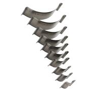 WEKAMOS Kit da 10 Pezzi Utensili per Tagliare la Pelle, Punzoni Rotondi e Taglierina Angolare per Lavorazione Cuoio, Strumenti per Cinture, Portafogli e Borse Fai da Te, Professionisti