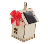 WEKAMOS Kit Scientifico Educativo Di Montaggio Per Bambini Giocattolo Di Energia Solare, Piccola Casa Solare Fai Da Te, Gioco Di Esperimenti Scientifici Per Apprendimento Stem e Scoperta Ambientale