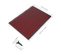 WEKAMOS Lavagna per Scrivere in Braille Linee e Celle Penna Inclusa Strumento di Scrittura per Non Vedenti Accessorio Didattico per Casa e Aula