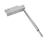 WEKAMOS Manovella Di Regolazione Per Letto Paziente Asta a Vite in Acciaio Resistente, Maniglia Ergonomica Grigio-bianco, Accessorio Di Ricambio Silenzioso Per Letti Infermieristici Compatibili