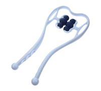 WEKAMOS Massaggiatore Cervicale Manuale Ergonomico Per Alleviare Tensioni Muscolari Strumento Multiuso Con Sfere Per Massaggio Della Colonna Vertebrale Casa Design Compatto e Leggero