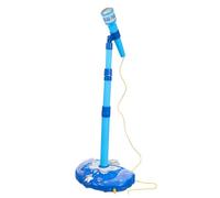 WEKAMOS Microfono Giocattolo Educativo Per Bambini, Giocattolo Microfono Musicale Blu Senza Batteria, Strumento Di Gioco Per Sviluppare Creatività e Percezione Colore in Bambine e Bambini