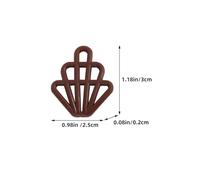 WEKAMOS Mini Cioccolatini Decorativi 30 Pezzi in Finto Cioccolato per Casa delle Bambole Accessori Miniatura per Oggetti di Scena Foto e Fai da Te Modelli Alimentari Realistici e