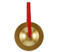 WEKAMOS Mini Piatti a Percussione Per Bambini, Piccolo Strumento Musicale Manuale in Metallo, Piatti Per Ballare Compatti e Portatili Per Giochi e Spettacoli Educativi