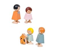 WEKAMOS Personaggio Legno Di Interessante Costruzione Giocattoli Educativi Blocchi Di Relazione Giocattolo Cognizione Cognitivo Genitore-Figlio