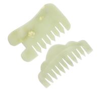 WEKAMOS Pettine Gua Sha 2 Pezzi Strumento per del e Cuoio Capelluto Massaggiatori Portatili e Relaxazione Mal e Stimola Circolazione