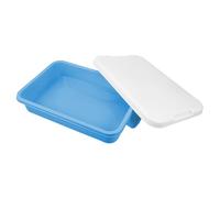 WEKAMOS Piccola Sabbiera Portatile in Plastica con Vassoio per Giochi e Stoccaggio Resistente e per Attività Indoor e Outdoor