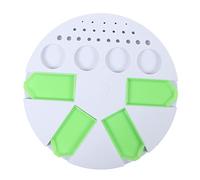 WEKAMOS Porta Accessori per Pittura di Strass Silicone con Vassoio e Dischetti Verdi per Organizzazione e Stoccaggio di Perline Compatibile con Tecniche di Pittura