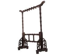 WEKAMOS Porta Pennelli Calligrafici in Bambù Posti Supporto Appendi Pennelli Multiuso per Calligrafia Cinese ed Arte Organizer Elegante per Amanti della Scrittura Pittura