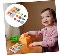 WEKAMOS Puzzle Legno Educativo per Didattico Portatile per Coordinazione Mano Occhio e Abilità Logiche Montessori per Sviluppo Cognitivo e Manuale