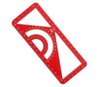 WEKAMOS Righello Alluminio Multifunzione con Squadrette e Goniometro per e Misurazioni Precise per Studenti Insegnanti e Architetti Scala Chiara e Facile Professionali Precisione