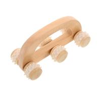 WEKAMOS Rullo di Massaggio Manuale in Legno Blu per Mani Portatile e Facile da Conservare, Strumento per Massaggio per Lavoratori D'ufficio