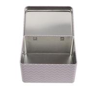 WEKAMOS Scatola di Metallo per Cucito con Coperchio Incernierato Contenitore Organizzatore Vuoto per Fili Aghi e Accessori da Cucito Scatola di Latta Portatile per Forniture Domestiche