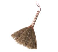 WEKAMOS Scopa Piccola Hand Woven in Miscanthus per Pulizia Gabbia Animali e Desktop Strumento Compatto e Resistente per Spolverare Tastiere e Fessure Facile da Riporre Colore Casuale