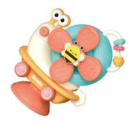 WEKAMOS Sensory con Ventosa per Seggiolone Mulino Vento Arancione Sviluppo Motorio e Coordinazione Occhio Mano Adatto Regalo Compleanno e