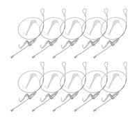 WEKAMOS Set 12 Ganci Regolabili e Filo Trasparente per Binari Kit Sospensione Invisibile per Quadri Supporto Stabile per Esposizioni e Gallerie D’Arte Facile da Installare e Riordinare