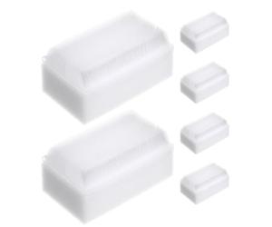 WEKAMOS Set da 6 Spazzole Sensoriali per Bagnetto Ragazzo Ragazza Spugna Morbida e Design Doppia Faccia, Facili da Impugnare, per Educazione Precoce e Casa