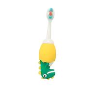WEKAMOS Spazzolino da Denti Setole Morbide e Previene la Recessione Gengivale in Silicone e Pp, Rimuove le Macchie Orali Colore Casuale per Bambini Adatto per Natale e Compleanni