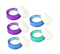 WEKAMOS Spugne Bagnate per Dita 5 Pezzi, Strumento per Contare Soldi in Spugna e Plastica, Facile da Trasportare, per Uffici e Banche Colore Casuale