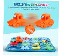 WEKAMOS Stradali per Anni Puzzle Intellettivo per Asilo da Tavolo Sicuro e con Piste Plastica per Sviluppo Cognitivo e Creatività