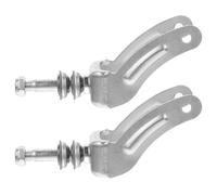 WEKAMOS Supporto Forcella Ruota Anteriore Sedia a Rotelle in Acciaio Cuscinetti Set 1 Paio Staffe Ricambio per Sedie a Rotelle Manuali Installazione Semplice per Uso Quotidiano