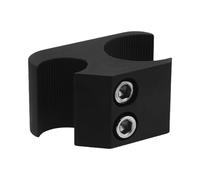 WEKAMOS Supporto per Stampella in Alluminio Nero Installazione Facile e Durabilità Migliorata, Accessorio per Bastone da Passeggio e Tubo Sedia a Rotelle, Adatto per Uso Interno