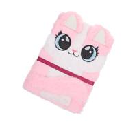 WEKAMOS Taccuino Fluffy Peluche con Design Volpe per Studenti Cartoon Leggero e Portatile con Liscia per e Scrittura