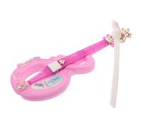 WEKAMOS Violino Giocattolo per Bambini in Plastica Rosa, Leggero e Facile da Tenere, Design Realistico per Educazione Precoce e Giochi di Ruolo in Famiglia