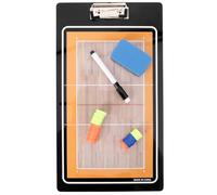 WEKAMOS Volleyball Clipboard PVC Board per Allenatori di Pallavolo, Doppio Lato, Discussione e Comunicazione, per Campo e Training