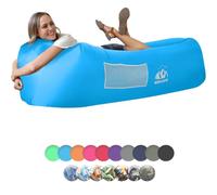 WEKAPO Divano gonfiabile ad aria, portatile, impermeabile e anti-perdite d'aria, ideale per cortile, spiaggia, viaggi, lago, campeggio, picnic e festival musicali