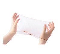 WeKen - Rete per capelli (50 pezzi), invisibile, elastica, per chignon, per donne, ballerine, ballerine e cibo, 50 cm, colore: marrone chiaro
