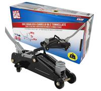 WEKGO Crick Idraulico Ribassato Professionale Sollevatore Cric a Carrello per Ve