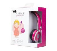 WeKids Cuffie cablate per bambini con controllo del volume e limitatore 85dB per bambini con microfono, cuffie stereo pieghevoli per bambini - Nouvo