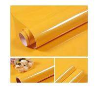 WEKONUMEX Adesivi murali a Prova di Olio, Pellicola antiolio da Cucina Multicolore, Diverse Dimensioni, Vinile Autoadesivo Impermeabile(Pearly Yellow,3mx60cm)