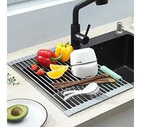 WEKONUMEX Asciugatura dei Piatti sopra Il lavello, Scolapiatti sopra Il lavello 21x(37-52) cm(21 * 52cm)
