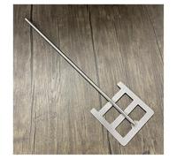 WEKONUMEX Asta di agitazione dell'agitatore, Paletta di dispersione for agitazione Aerea da Laboratorio, Ancoraggio Quadrato in Acciaio Inossidabile 304, Diverse Dimensioni(90x8x400mm)