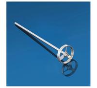 WEKONUMEX Asta di agitazione dell'agitatore, Set di Pale for turbina con agitatore sopraelevato in Acciaio Inossidabile 304, Diverse Dimensioni(60x8x200mm)