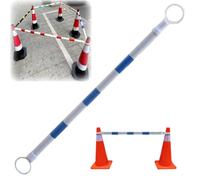 WEKONUMEX Barre per Il Traffico, Barra Cono Stradale Riflettente Retrattile Multicolore 4,1-6,56 Piedi(Blue And White)