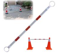 WEKONUMEX Barre per Il Traffico, Barra Cono Stradale Riflettente Retrattile Multicolore 4,1-6,56 Piedi(Red And White)