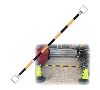 WEKONUMEX Barre per Il Traffico, Barra di Segnalazione telescopica Multicolore da 4,1 a 6,56 Piedi, Confezione da 1-20 Pezzi, esclusi i Coni stradali(Yellow And Black,1pc)